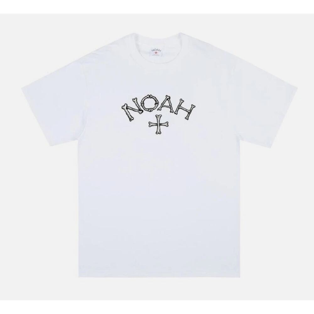 NOAH white bones crewneck tee